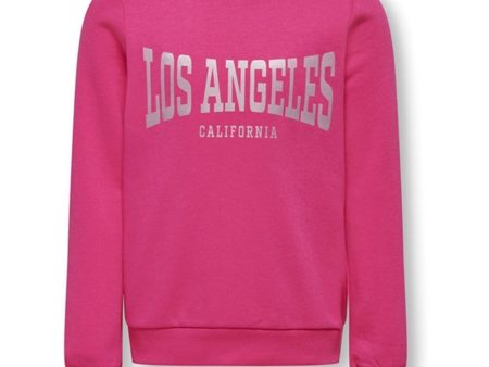 Kids ONLY Fuchsia Purple Anne Sateen Sweatshirt Online Sale