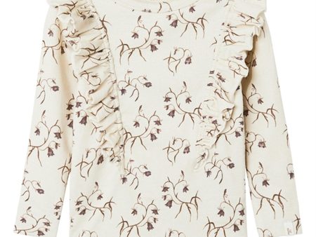 Lil Atelier Turtledove Flower Gaya Slim Tröja Online Sale