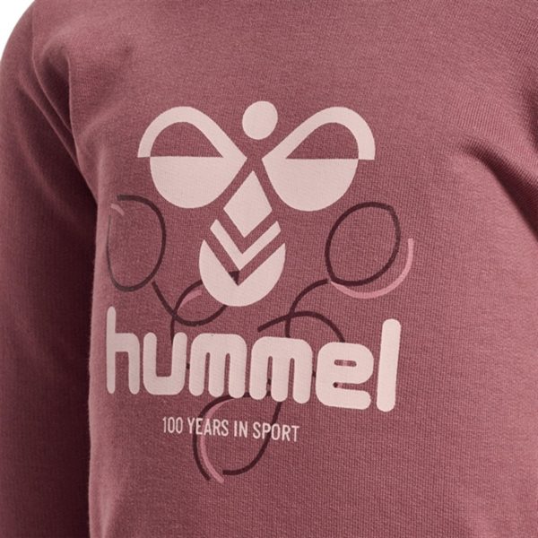 Hummel Rose Brown Lime Sweatshirt Cheap