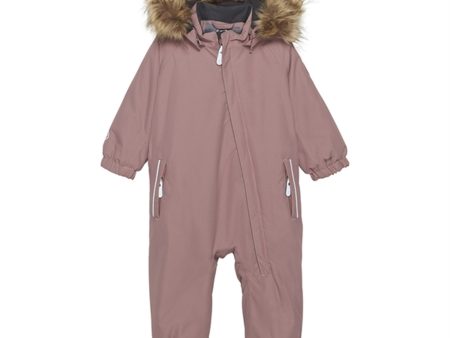 Color Kids Vinteroverall m. Faux Fur Burlwood Cheap