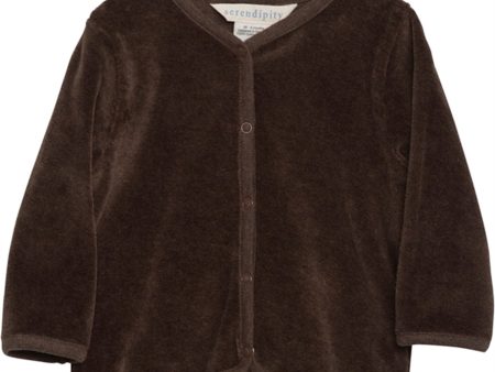 Serendipity Chestnut Bebis Velour Jacka Online Hot Sale