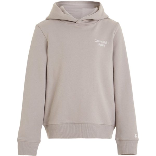 Calvin Klein Ckj Stack Logo Hoodie Porpoise Online now