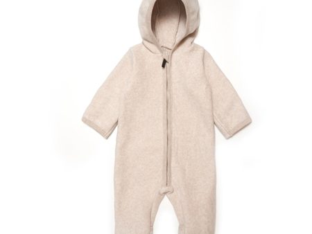 Huttelihut Overall Ører Bomuldsfleece Mushi Cot Fleece Camel Sale