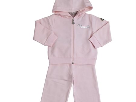 Moncler Sweatset Clothing Ensemble Pink Supply