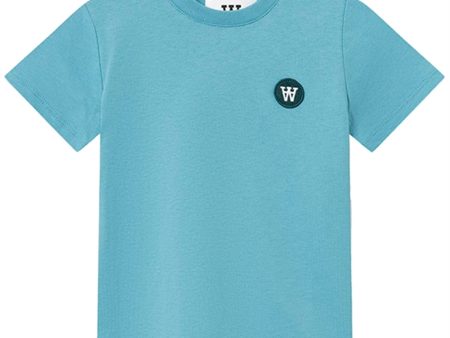 Wood Wood Sky Blue Ola T-Shirt Cheap