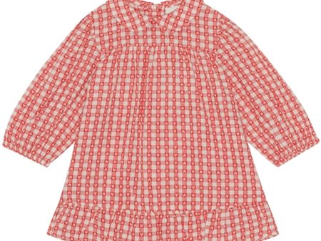 Flöss Ally Klänning Heart Gingham Online now