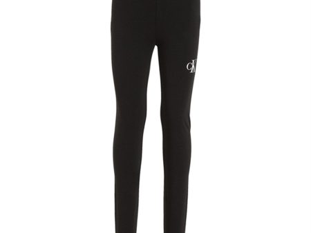 Calvin Klein Ck Logo Legging Ck Black Sale