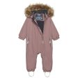 Color Kids Vinteroverall m. Faux Fur Burlwood Cheap