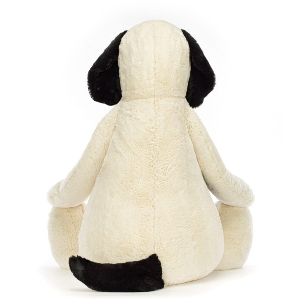 Jellycat Bashful Sort Creme Hvalp 108 cm Online Sale