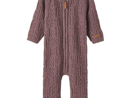 Name it Peppercorn Wrilla Ull Stickat Onesies on Sale