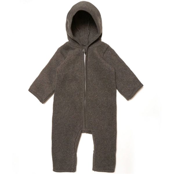 Huttelihut Overall Bomuldsfleece Momo Cot Cleece Brown Online Sale